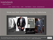 Tablet Screenshot of mangas-muenchen.de